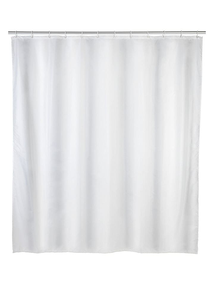 Schöner Wohnen Kollektion Duschvorhang "Nes" in Weiß - (L)200 x (B)120 cm - onesize