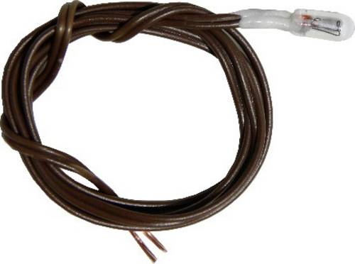 BELI-BECO 2216 Subminiatur Glühlampe 16V 0.8W Anschlusskabel Klar 1St.