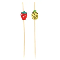 PAPSTAR 40 Fingerfood - Picker 12 cm "Fruit" (89955, 40 Stück)