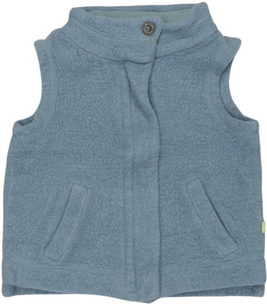 hessnatur Jungen Jacke oder Mantel, Hellblau, Gr. EU 116, Schurwolle - Second Hand