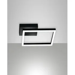 Fabas Luce Bard Wandleuchte 3394-21-101-01 Schwarz IP20