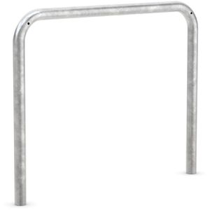 WSM Fahrradständer 9110, Bodenmontage, Anlehnparker, beidseitig, Breite 100cm, für 2 Fahrräder