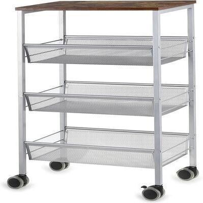 No "4 Tier Kitchen Storage Cart - 11.2""D x 17.3""W x 29.9""H"