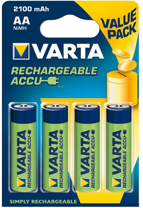 PILHA VARTA BASIC REC 2100MAH AA