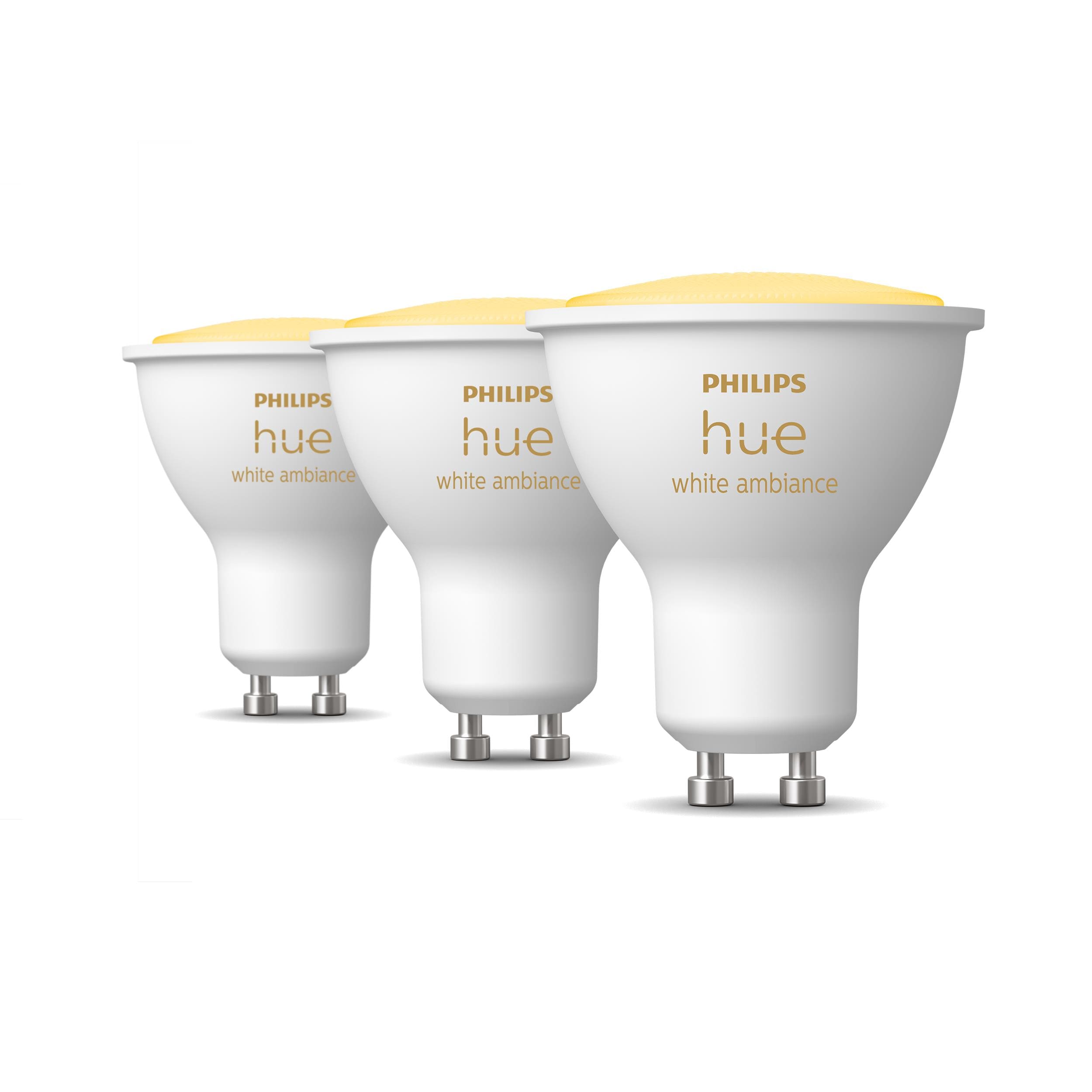 Philips Hue White Ambiance GU10 Dreierpack 3x400lm 8720169230095