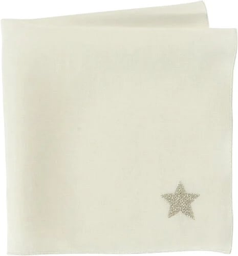 Sander linnen servet Star Offwhite 45x45 cm