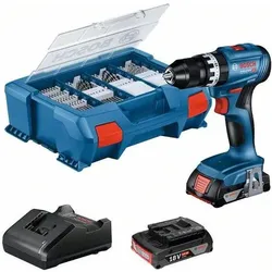 Bosch Professional, Bohrmaschine + Akkuschrauber, GSB 18V-45 (Schlagbohrschrauber)