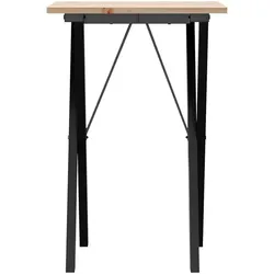 vidaXL, Couchtisch + Beistelltisch, Jagonor (X-Gestell) (50 x 50 x 75 cm)