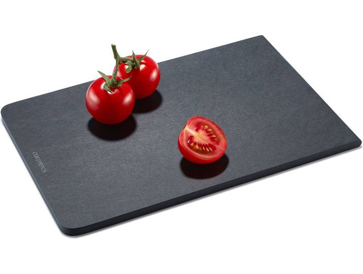 Frühstücksbrett CONTINENTA DURACORE , schwarz, B:16cm H:1cm L:24cm, Zellulosefaser, Schneidebretter, Frühstücksbrett