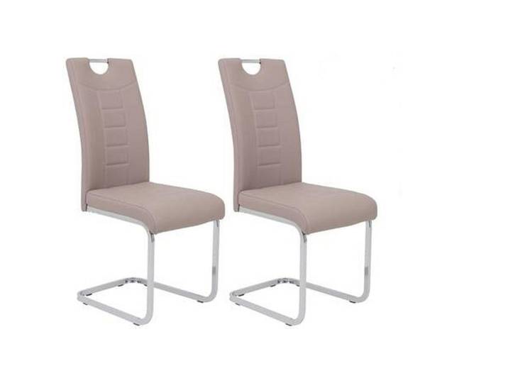 Schwingstuhl Ruby S Cappuccino gepolstert 2er-Set
