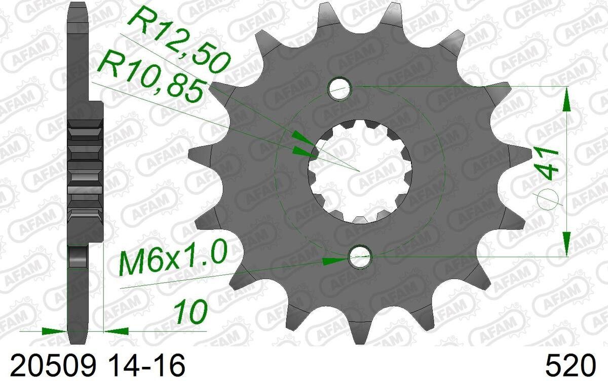 AFAM 20509-15 Chain Pinion