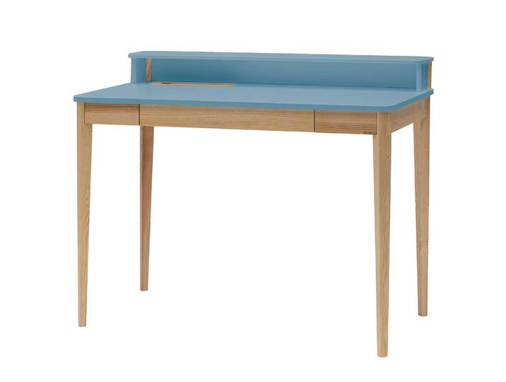Bureau Niina 110 x 75 x 56cm Bleu/Bleu clair