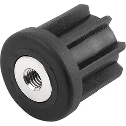 GEWINDESTOPFEN FÜR ROHRE FÜR=Ø 42,4X1,5 M10 B=42, THERMOPLAST, KOMP:MESSING