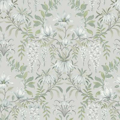 Vliestapete LAURA ASHLEY "Parterre", grün, B:0,52m L:10m, Vlies, Tapeten, FSC zertifiziert, mit lebhaftem Druck, 10 Meter Länge