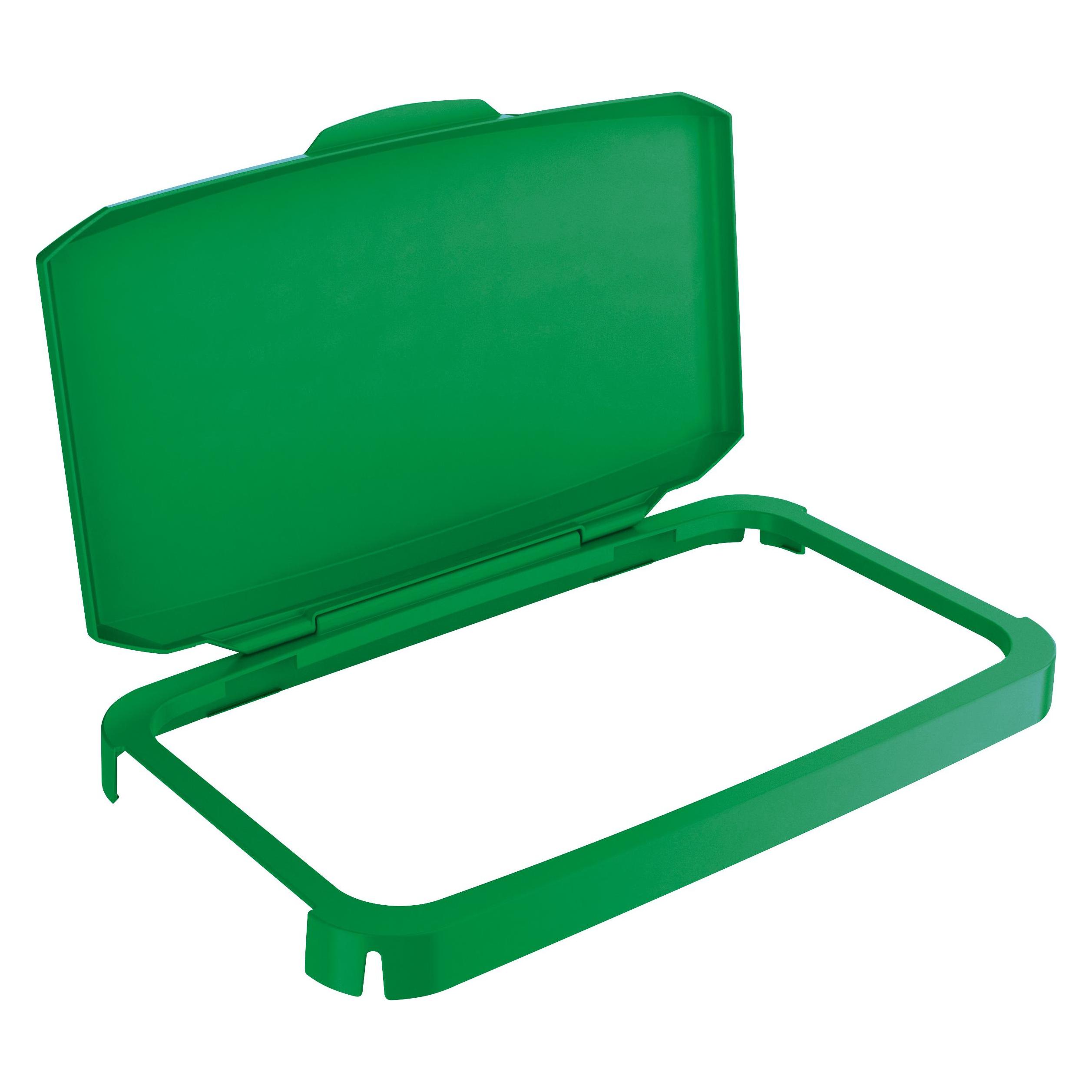 Durable Låg haengslet DURABIN 60l grøn (60 l) (1800500020)