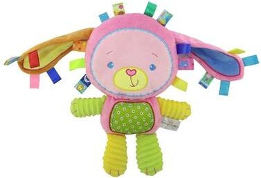 Uplift Picks Baby Elephant Lovey Plush Sensory Toy With Rattle And Bell rabbit
