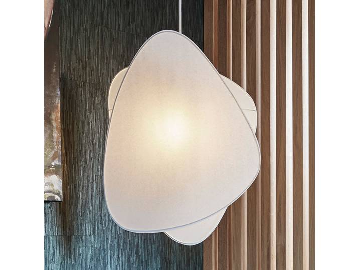 Screen S Hängeleuchte, 58 cm, weiß, Papier - MARKET SET - Wohnzimmer - Design - Papier / Karton - Einflammig