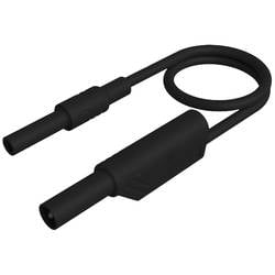 Hirschmann Test & Measurement MAL S WS-B 25/2,5 sw Sicherheits-Messleitung 4 mm Sicherheits-Buchse 4 mm Sicherheits-Stecker, stapelbar 25 cm Schwarz 1 St. 934040100