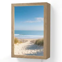 WANDLEUCHTE Strand - Meer - Düne - Sand - Sommer 20x30 cm Wandlampe