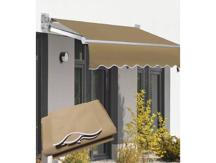 Auvents Oxford épais 450D, pour Villa, porche, ombrage réglable, auvent coupe-vent, extérieur, jardin, balcon, tissu rétractable électrique
