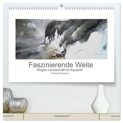 Faszinierende Weite. Rügen-Landschaft im Aquarell (hochwertiger Premium Wandkalender 2027 DIN A2 quer), Kunstdruck in Hochglanz
