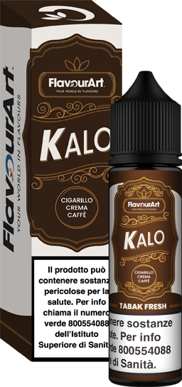 Flavourart Kalo Tabak Fresh Liquido Shot 20ml Tabacco Sigaro Caffè Ghiaccio
