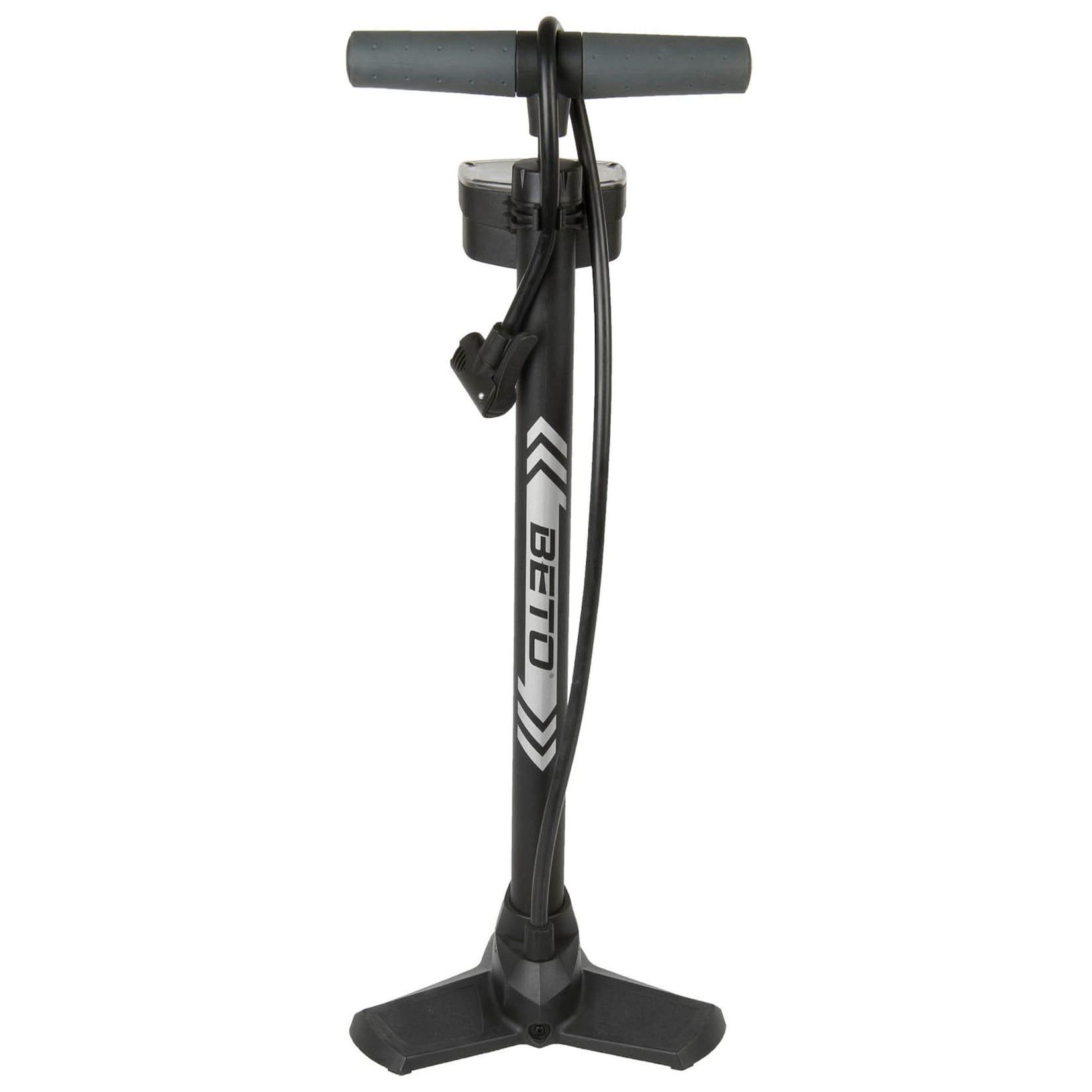 Beto 11/160 B Fahrradpumpe Luftpumpe Fahrrad Pumpe AV DV SV Fahrradluftpumpe mit Manometer bar psi Standluftpumpe alle Ventile Standpumpe