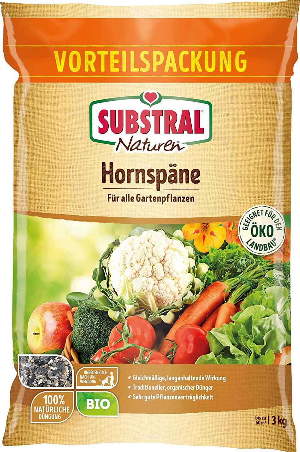 SUBSTRAL® Naturen® Bio Hornspäne 3,0 kg 83090
