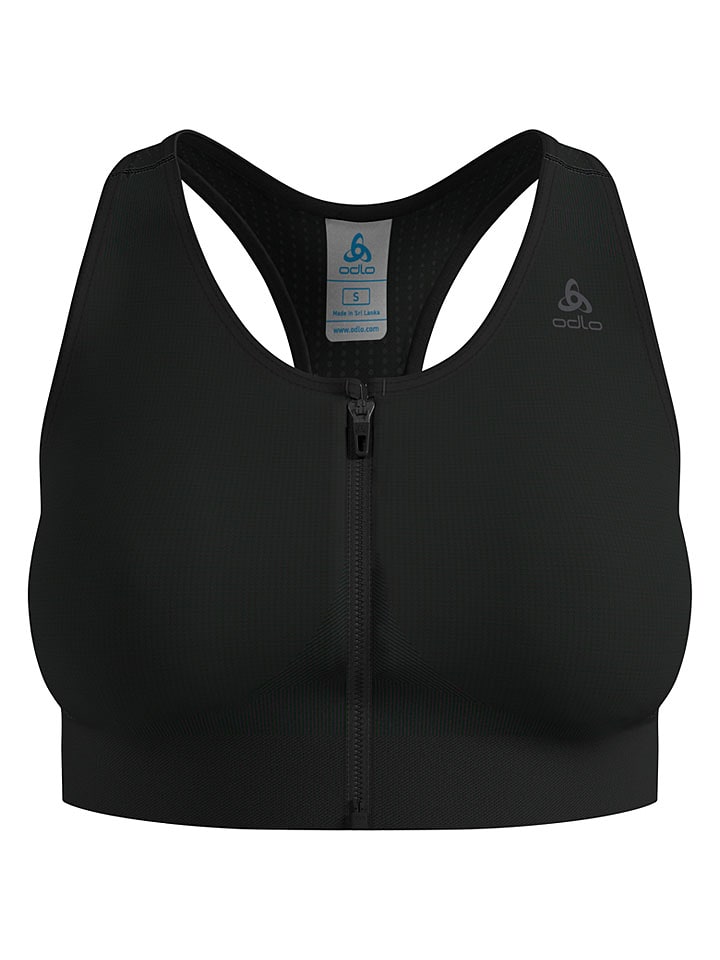 Odlo Sport-BH "Seamless" in Schwarz - High - M