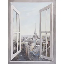 die Faktorei »Offenes Fenster l« Wandbild 90x120 cm