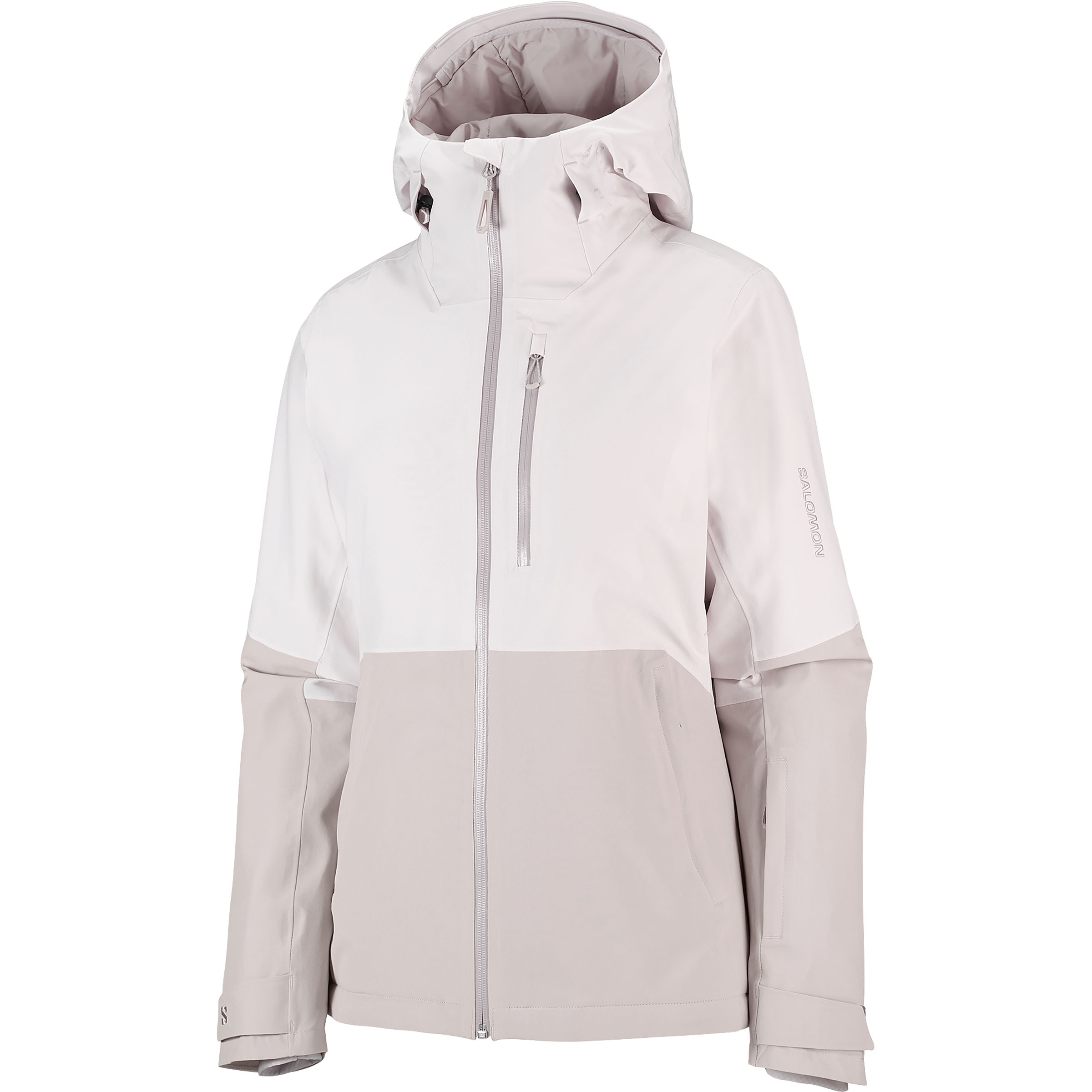 Salomon Highland Damen Isolationsjacke weiss Größe XS Freeride | Skifahren Elastisch Wasserabweisend
