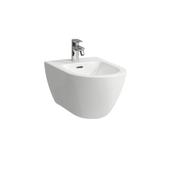 Laufen PRO X Wandbidet H8308600003021 54x36cm, Hahnloch mittig, ohne seitliches Loch für Wasseranschluss, weiß