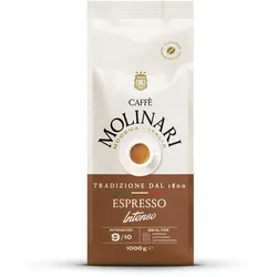 Caffè Molinari Espresso Intenso - 1 kg Ganze Bohne - Intensität: 9/10