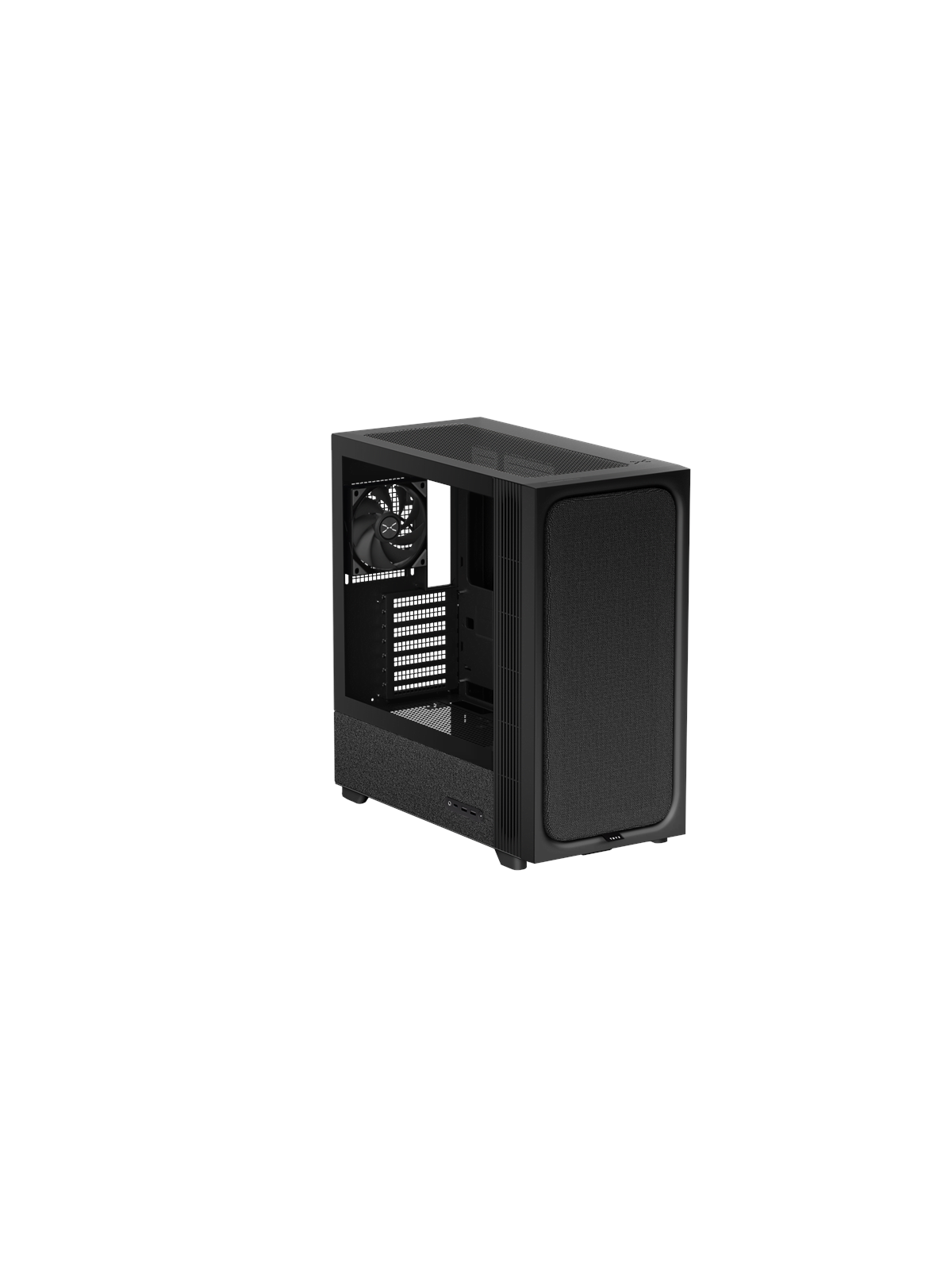 Tryx FLOVA F50 Black - Gehäuse - Miditower - Schwarz