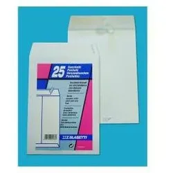 Blasetti, Briefumschlag, Mailpack Umschlag Papier Weiss (100x)