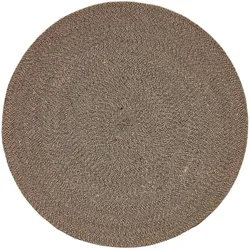 TEPPICH Melange geflochten rund 150 cm