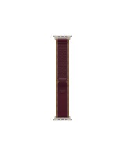 Apple Burgundy Trail Loop M/L Natural Titanium Finish 49mm (MK8H4ZM/A)