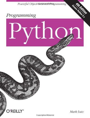 Mark Lutz - Programming Python - Preis vom 09.10.2026 07:28:09 h