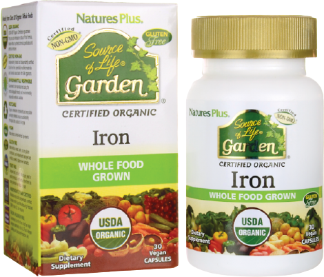 NaturesPlus Garden Hierro 30 Capsules