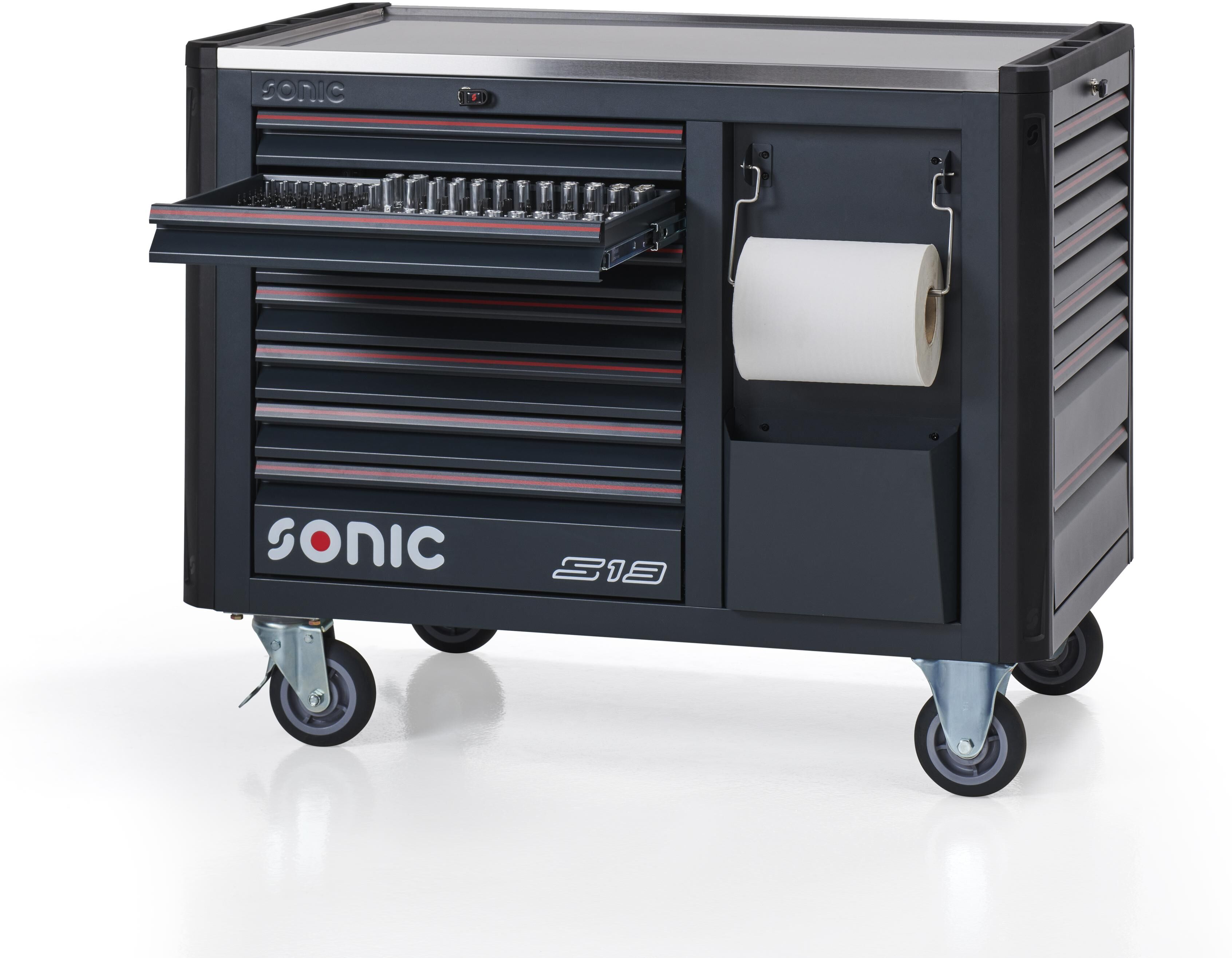 Sonic Equipment Werkzeugwagen Next S13 Werkstattwagen 236-Tlg. 723680