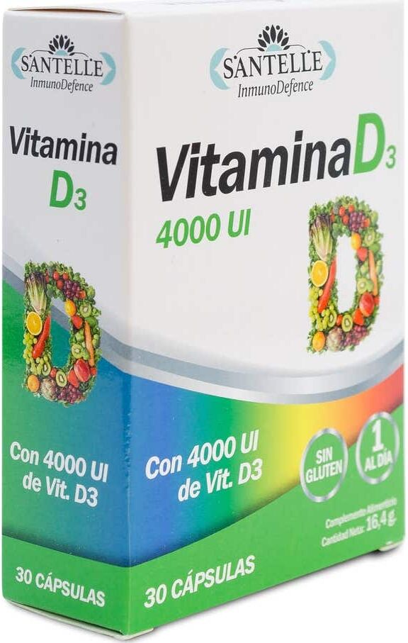 Santelle Vitamina D3 4000Ui 30 caps
