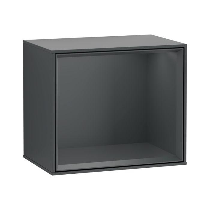 Villeroy und Boch Finion Regalmodul F590HGHG 41,8x35,6x27cm, Ladestation, Regal Midnight Blue, Midnight Blue Matt Lacquer