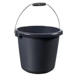 Curver Eimer 10 l anthrazit, Reinigungsutensil, Grau