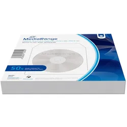 MediaRange BOX65 50x CD-/DVD-Hüllen Papiertaschen weiß