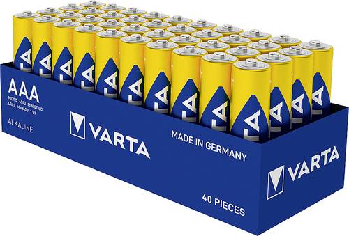 Varta LONGLIFE Power AAA Tray 40 Micro (AAA)-Batterie Alkali-Mangan 1.5V 40St.