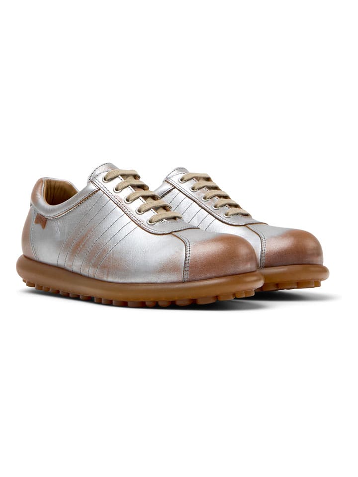 Camper Leder-Sneakers "Pelotas Ariel" in Silber - 38