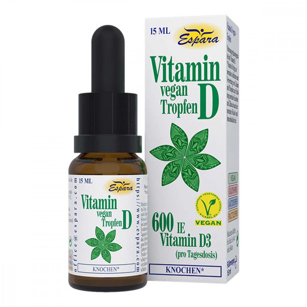 Espara GmbH Vitamin D Tropfen vegan 12370216