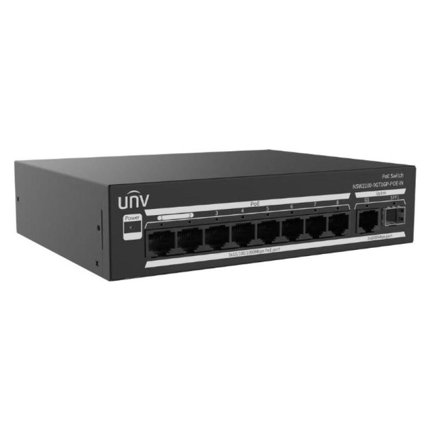 SWITCH POE NSW2100-9GT1GP-POE-IN 8-PORTOWY UNIVIEW (9 Ports) (NSW2100-9GT1GP-POE-IN)
