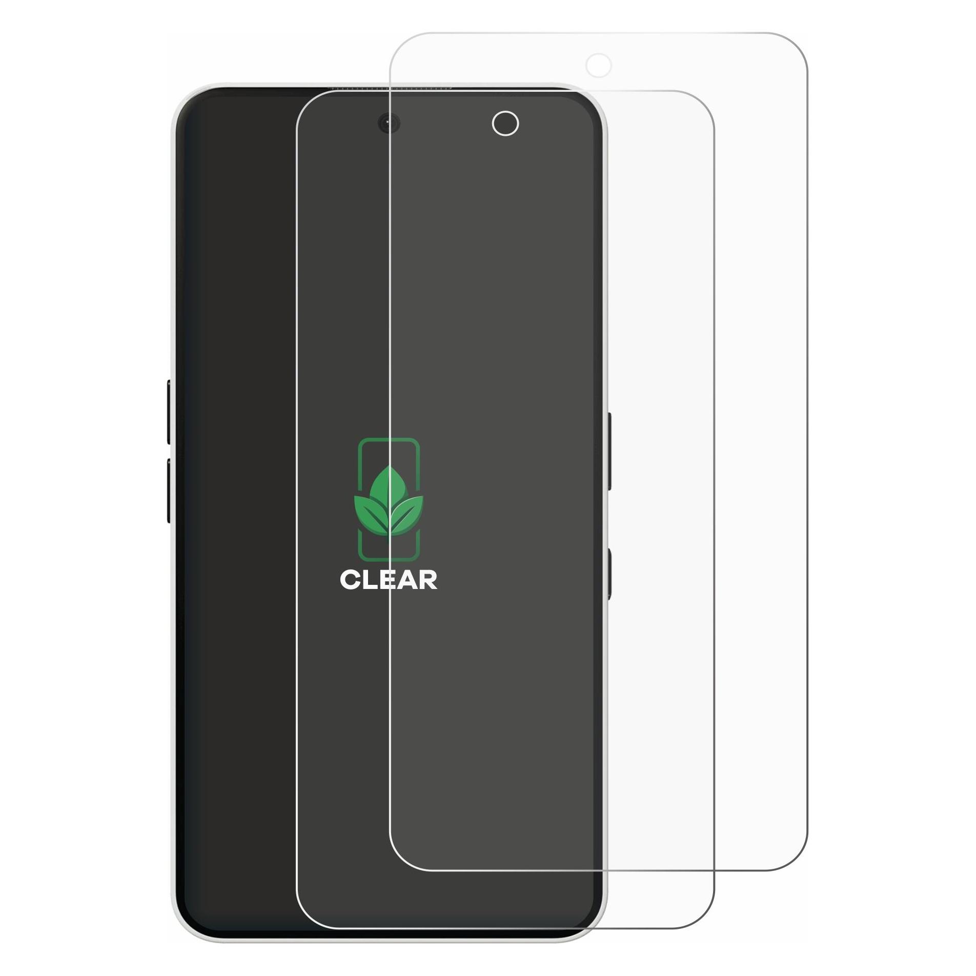 ScreenLeaf Schutzfolie für Nothing Phone (3a) Displayschutz Display Schutz Folie Klar Transparent (Nothing Phone (3a)) (6158216)