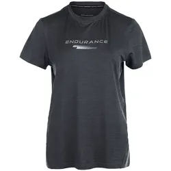 ENDURANCE Wange Melange Trainingsshirt Damen 1001A - black 40
